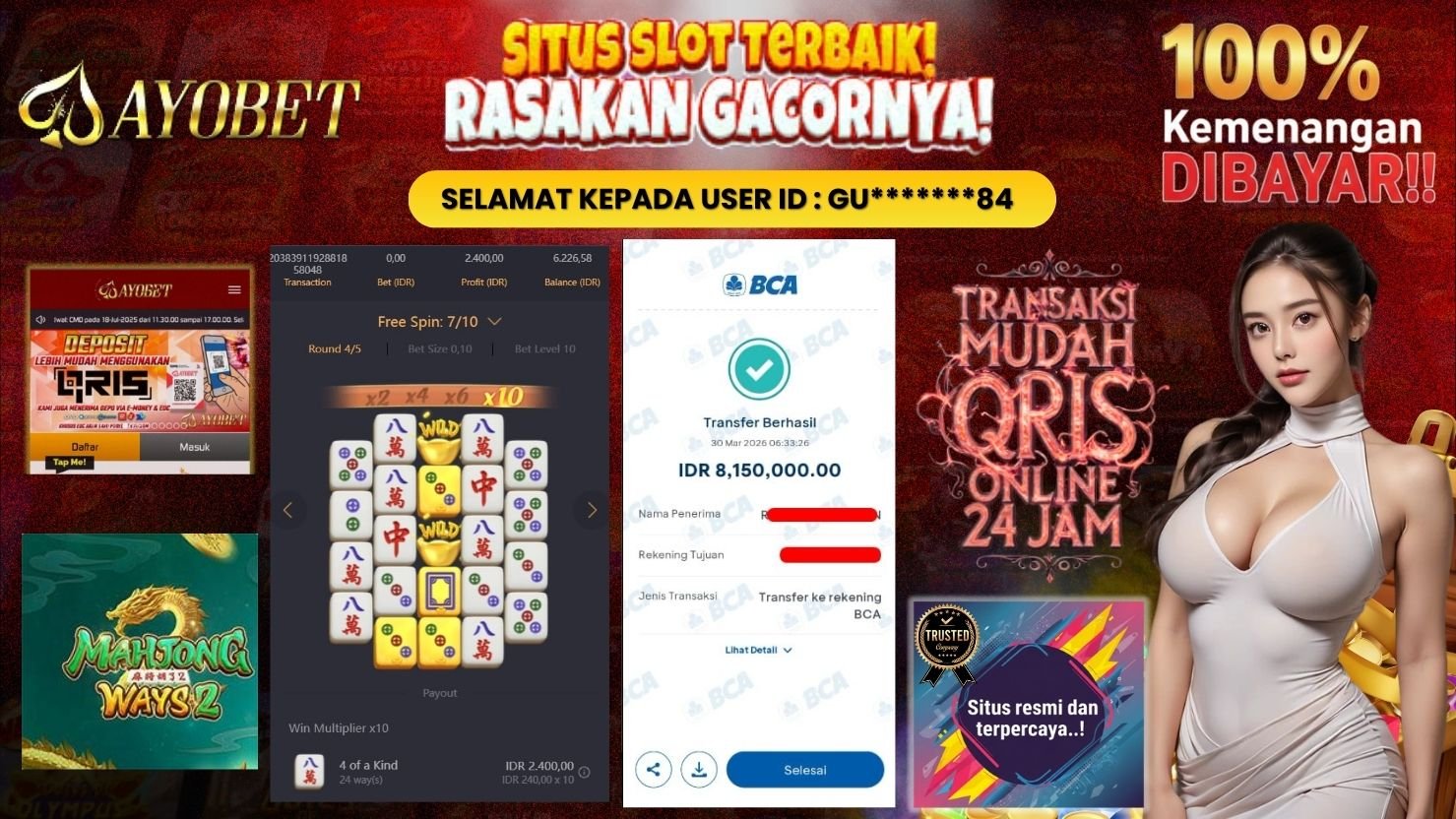 AYOBET JACKPOT SLOT MAHJONG WAYS 2